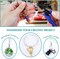 Split Rings for Jewelry Making, 700pcs Small Split Ring with Split Ring Pliers, Double Closed Jump Rings Craft Jump Loops Opener for Necklaces and Bracelets